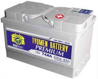 Аккумулятор 6 СТ Тюмень 61 L прям пол PREMIUM 242x175x175 /форд/