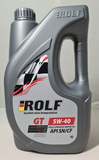 Масло ROLF GT SN/CF 5W40 4л синтетика