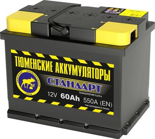 Аккумулятор 6 СТ Тюмень 60 L прям пол 242х175х190
