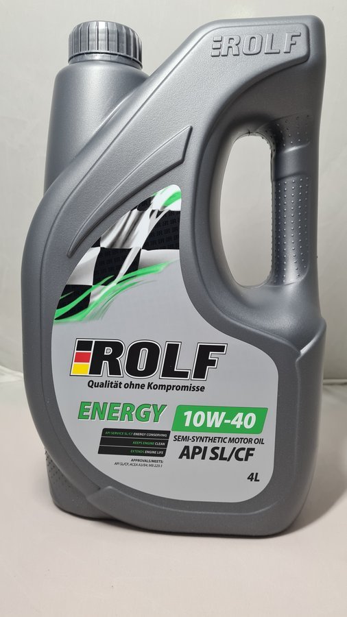Масло ROLF ENERGY SL/CF 10W40 4л п/синтетика