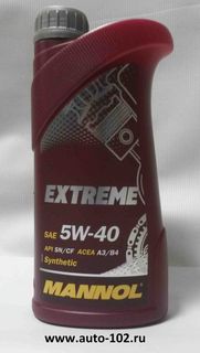 Масло MANNOL EXTREME 5/40 синтетика 1л