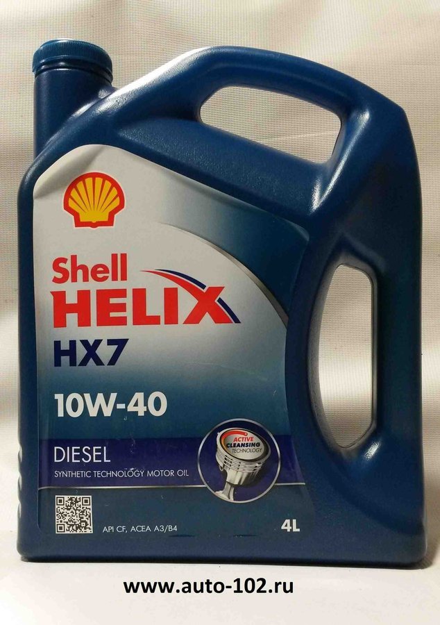 Масло Shell Helix Plus 10/40 п/с 4л дизель Финляндия