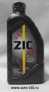 Масло ZIC Х7 LS 10/40 1 л синтетика серая канистра Корея