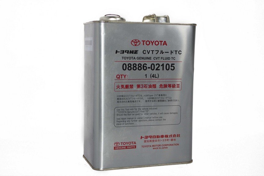 Масло TOYOTA CVT Fluid TC Super жидкость для вариаторов 4л 08886-02105