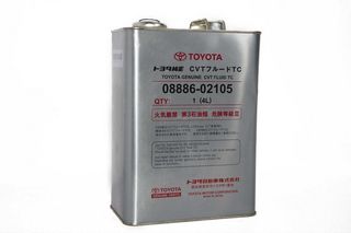 Масло TOYOTA CVT Fluid TC Super жидкость для вариаторов 4л 08886-02105