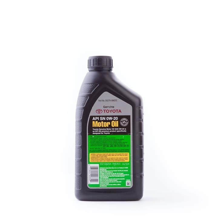 Масло TOYOTA Motor Oil SN 0W20 (USA) 946ml моторное масло для бензиновых двигателей 00279-0WQTE-01