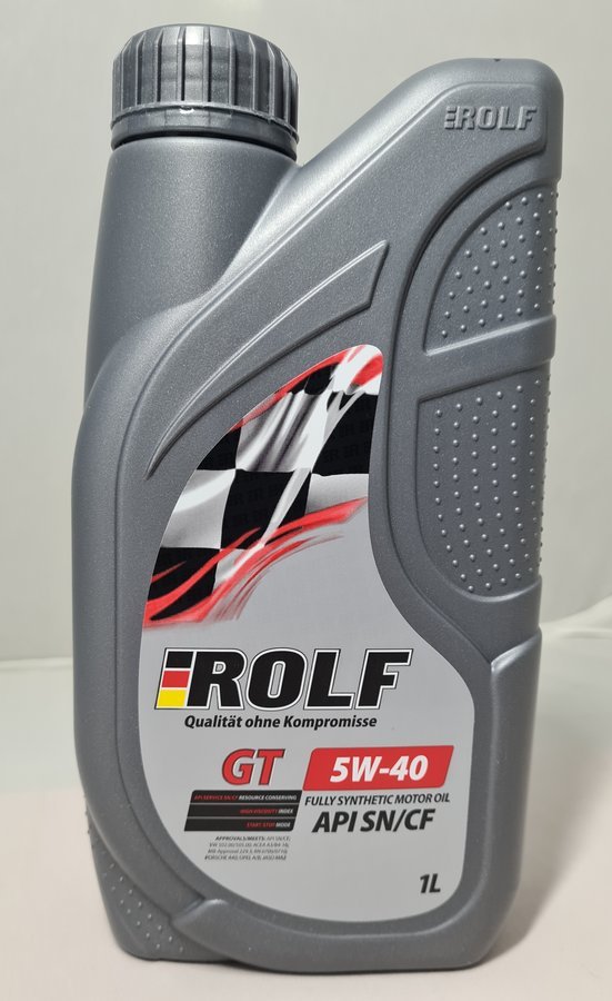 Масло ROLF GT SN/CF 5W40 1л синтетика