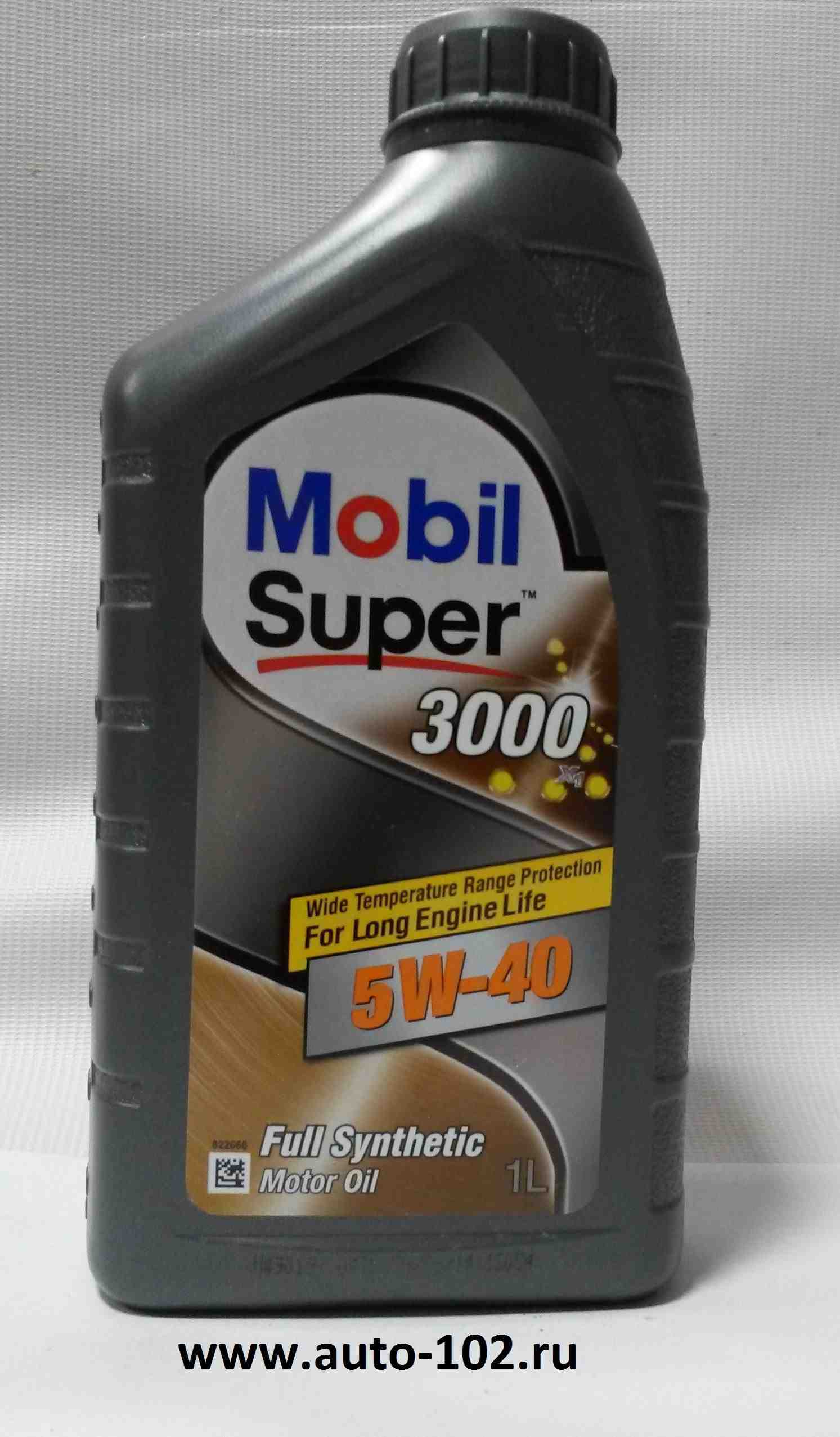 масло мобил супер 3000 5-40 1л