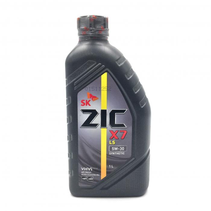 масло ZIC Х7   1 л синтетика